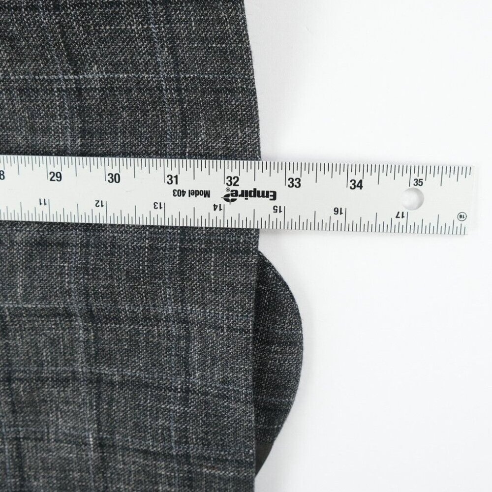 Modern Hickey Freeman Custom Sport Coat Men 53R Knit Wool USA Suit Jacket Gray - Picture 10 of 12